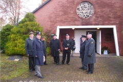 Vor der Kapelle des "neuen" Friedhofs in Ritterhude